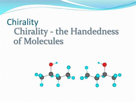 chirality definition biochemistry